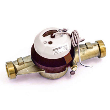 Крыльчатые одноструйные счетчики горячей воды ВСТН с импульсным выходом (Ду15 Qном=0,6 с импульсным выходом)