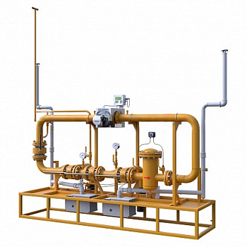 Узел учета расхода газа УУРГ (на раме) (УУРГ-16)