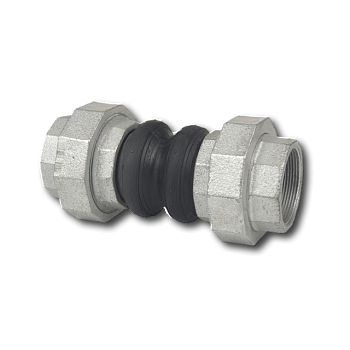 Компенсатор резиновый Zetkama FIG.701 муфтовый (Ду20 Pу16)