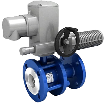 Кран шаровый 11с67п КШРФЭ под электропривод сталь 09Г2С (Ду65 Ру16)