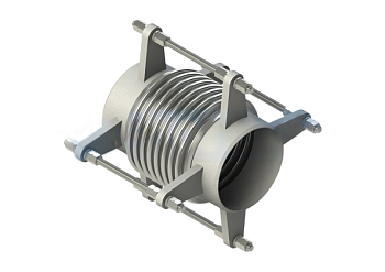 Компенсатор сильфонный сдвиговый со стяжками КСС (Ду65 Ру16)