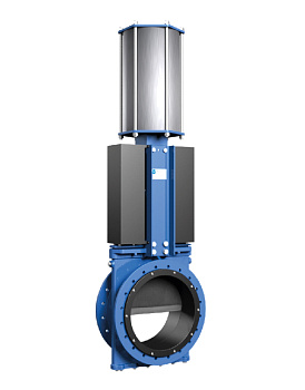 Задвижка шиберная VGA-01-HW-NR чугунная фланцевая штурвал (VGA-012-01 Ду50 Ру10)