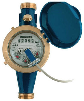 Крыльчатые многоструйные счетчики холодной воды MTK-I с импульсным выходом (Ду15 Qном=1,5 А с импульсным выходом)