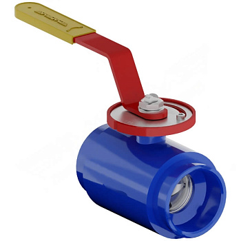 Кран шаровой КШ муфтовый регулирующий 11с67п линейный (Ду20/15 Ру16)