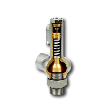 Клапан предохранительный Zetkama FIG.781 муфтовый (Ду10х15 Pу16)