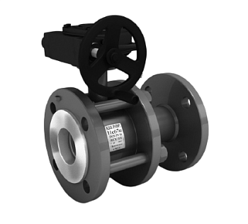 Кран шаровый 11с67п КШРФР полнопроходной с редуктором (Ду32 Ру16)