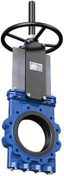 Задвижка шиберная VGL-012-01-HW-NR чугунная межфланцевая штурвал (VGL-012-01 Ду50 Ру10)