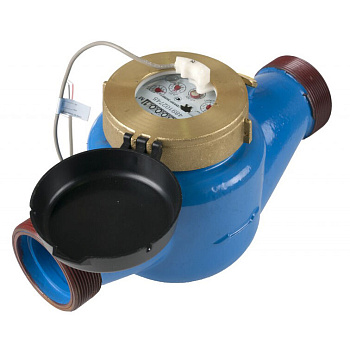 Крыльчатые мокроходные многоструйные счетчики холодной воды ВКМ М с импульсным выходом (Ду25 Qном=3,5 А с импульсным выходом)