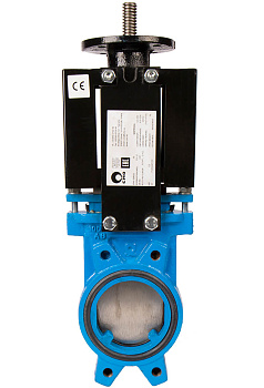 Задвижка шиберная AB-01-ISO-N чугунная межфланцевая ISO-фланец (AB-012-01 Ду200 Ру10)