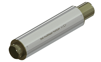 Компенсатор сильфонный приварной многослойный DEK multilayer (Ду15 Ру16 L=285)