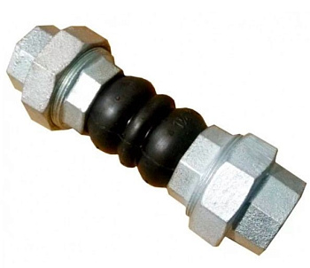 Компенсатор резиновый КРм Py16 муфтовый (Ду15 Ру16)