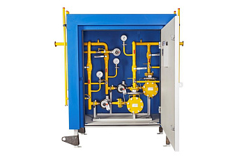 Газорегуляторные пункты ШРП-НОРД промышленной серии с двумя линиями редуцирования (ШРП-НОРД-Dival 600/25-2-ОЭ с электрообогревом)