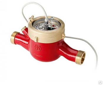 Крыльчатые многоструйные счетчики горячей воды MTW-I с импульсным выходом (Ду20 Qном=2,5 А с импульсным выходом)