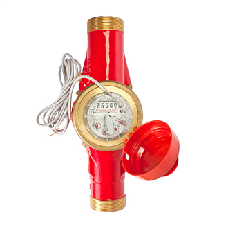 Крыльчатые многоструйные счетчики горячей воды Миномесс СВГДи с импульсным выходом (Ду15 Qном=1,5 с импульсным выходом)