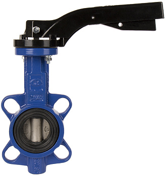 Затвор дисковый поворотный чугунный м/ф диск нерж. сталь (497B-065-C-67 Ду65 Ру16)