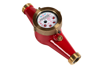 Крыльчатые многоструйные универсальные счетчики воды латунь УМЛ (Ду25 Qном=3,5 с имп. выходом)