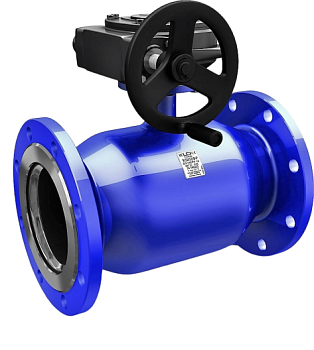 Кран шаровый LD КШЦФР Energy фланцевый с редуктором сталь 09Г2С (Ду20 Ру40)