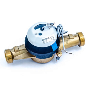 Крыльчатые одноструйные счетчики холодной воды ВСХНд с импульсным выходом (Ду15 Qном=0,6 с импульсным выходом)