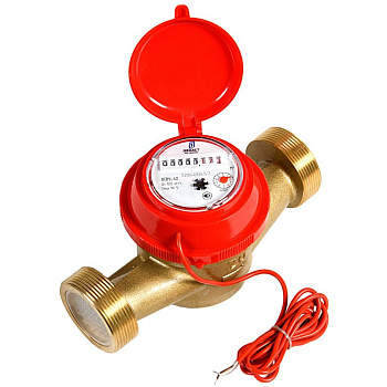 Крыльчатые одноструйные универсальные счетчики воды ОСВУ с импульсным выходом (Ду25 Qном=3,5 А с импульсным выходом)