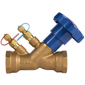 Клапан балансировочный Vir 9505 бронзовый резьбовой (9505 Ду15 Ру25)