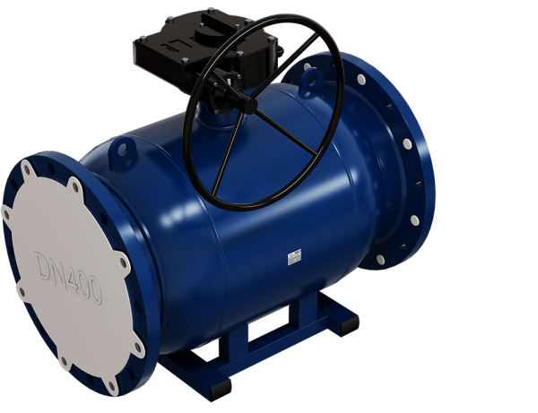 Краны шаровые ALSO серии RS фланцевые редуктор в комплекте