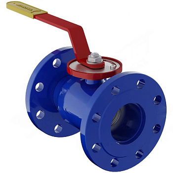 Кран шаровой КШ фланцевый регулирующий 11с67п равнопроцентный (Ду20/15 Ру40)