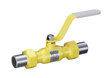 Кран шаровый LD КШЦШ Gas штуцерный полнопроходной (Ду15 Ру40)