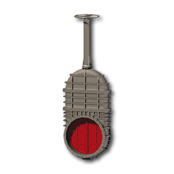 Задвижка клиновая Zetkama zGAT 021 (Ду400 Pу4)