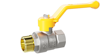 Кран шаровой латунный LD Pride GAS вн/нр ручка (Ду15 Ру40 LD 47.353.15)