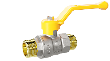 Кран шаровой латунный LD Pride GAS нр/нр ручка (Ду15 Ру40 LD.47.355.15)