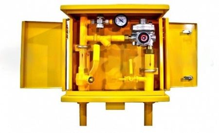 Газорегуляторные пункты ПРДГ на базе регулятора RF (в шкафу)